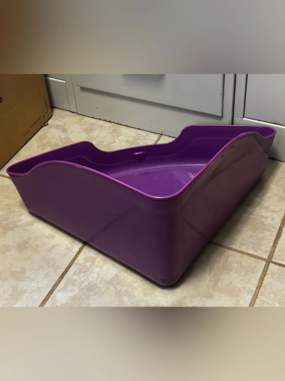 Super Pet Small Animal Large Purple Hi-Corner Litter Pan